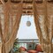 Macrame Curtain Boho Curtain Room Divider Doorway Wall Decor Fiber Yarn Art (41" W x 75" L)
